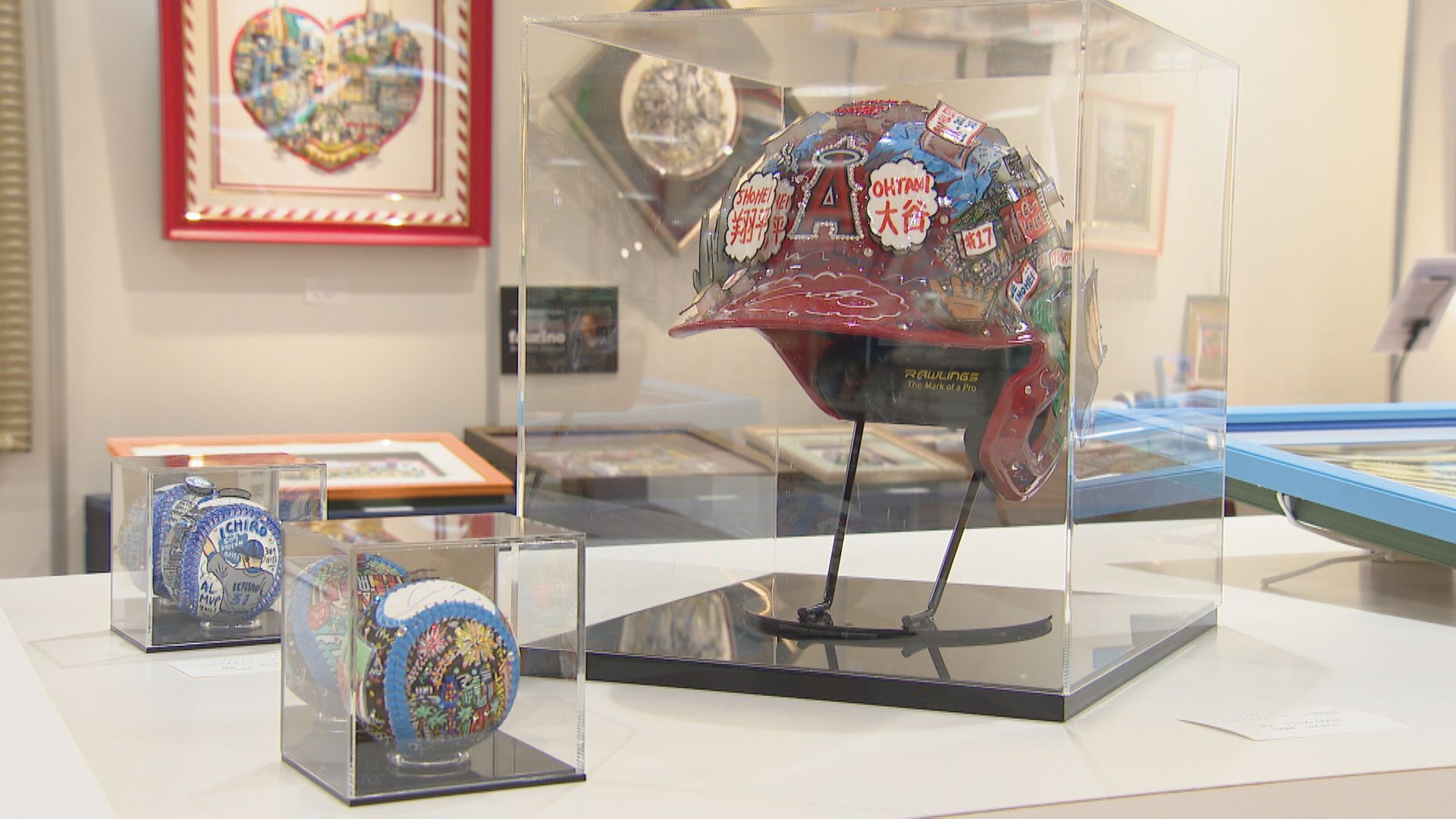 3Dアート」の第一人者チャールズ・ファジーノさんの作品が一同
